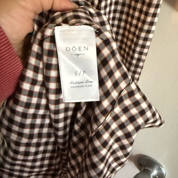 Doen Madelaine Dress in Delphine Plaid - Picture 8 of 9